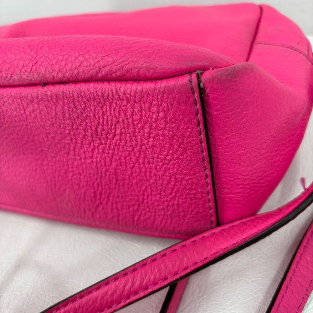 Kate Spade Mindy Crossbody Bag Pink Pebbled Leather Handbag Adjustable Strap - Picture 10 of 16